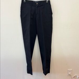 Classic Wrangler Cowboy Cut Black Tailored Dress Pants 100%Cotton   Men’s 32X34